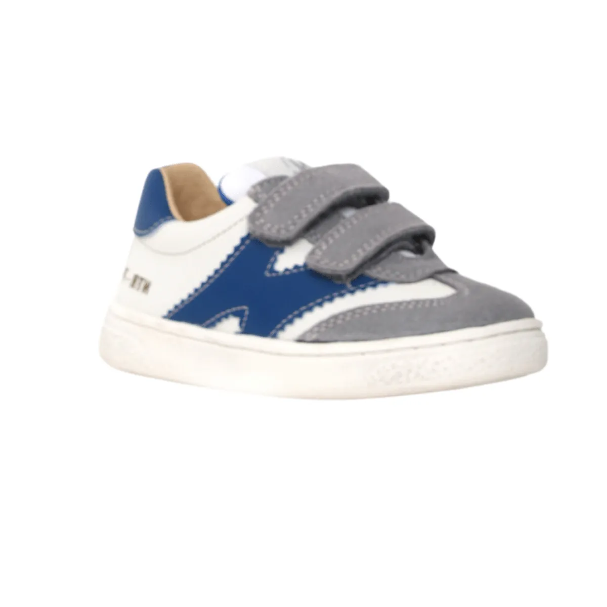 Naturino Jungen (Größen 28-32) Jenix VL Weißes Leder/Grau/Navy Naturino Kinderschuhe
