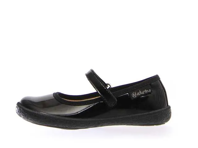 Naturino Mädchen Pavia 61 Lack-Mary-Janes in Schwarz (Größen 30-35)