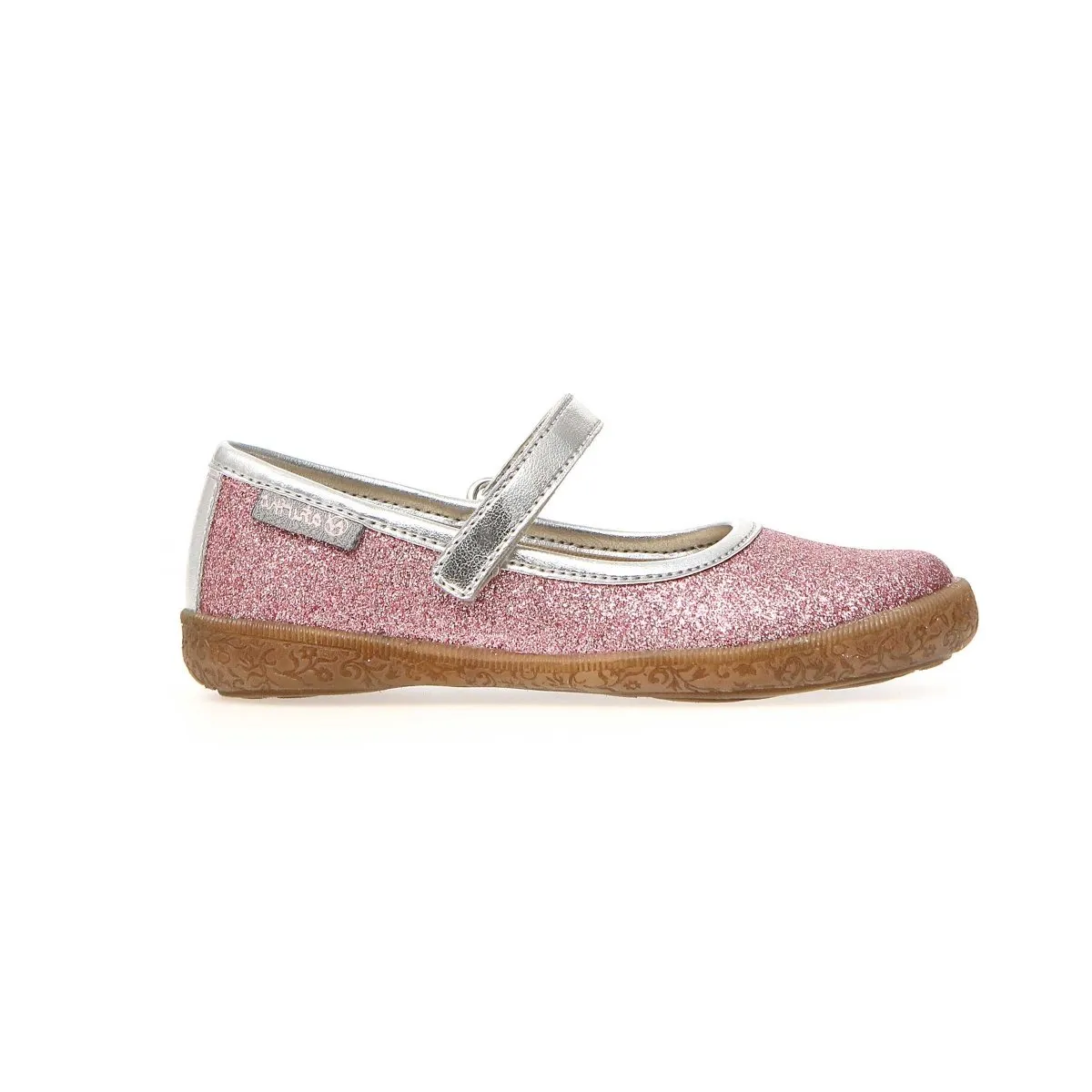 Naturino Mädchen Pavia Pink Glitter Mary Jane (Größen 30-32)