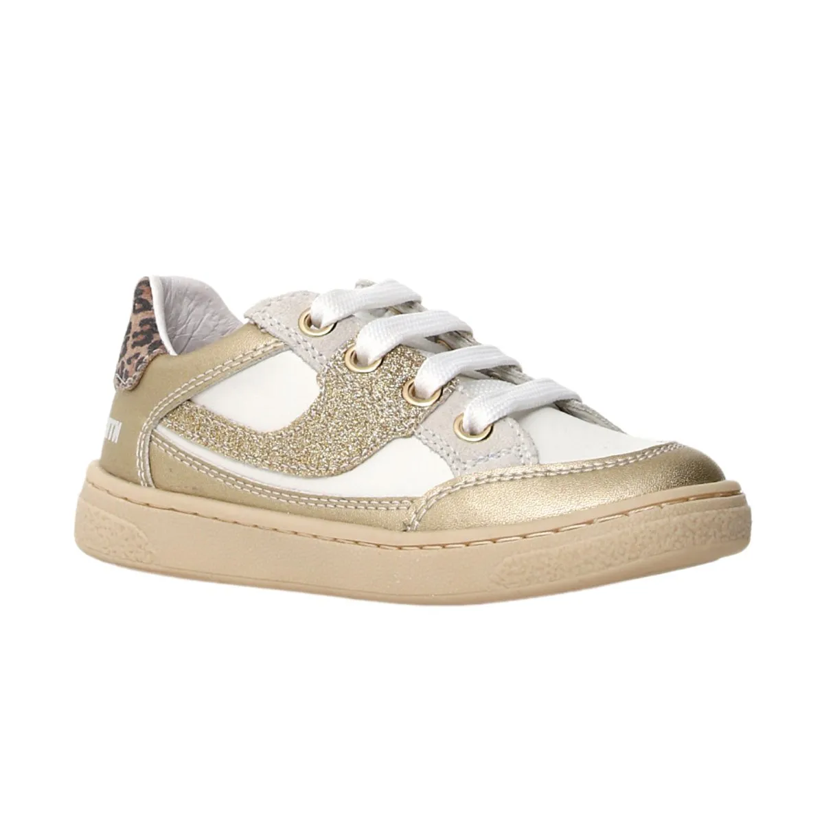 Naturino Mädchen-Sneaker (Größen 29-32) Picho Weiß/Gold