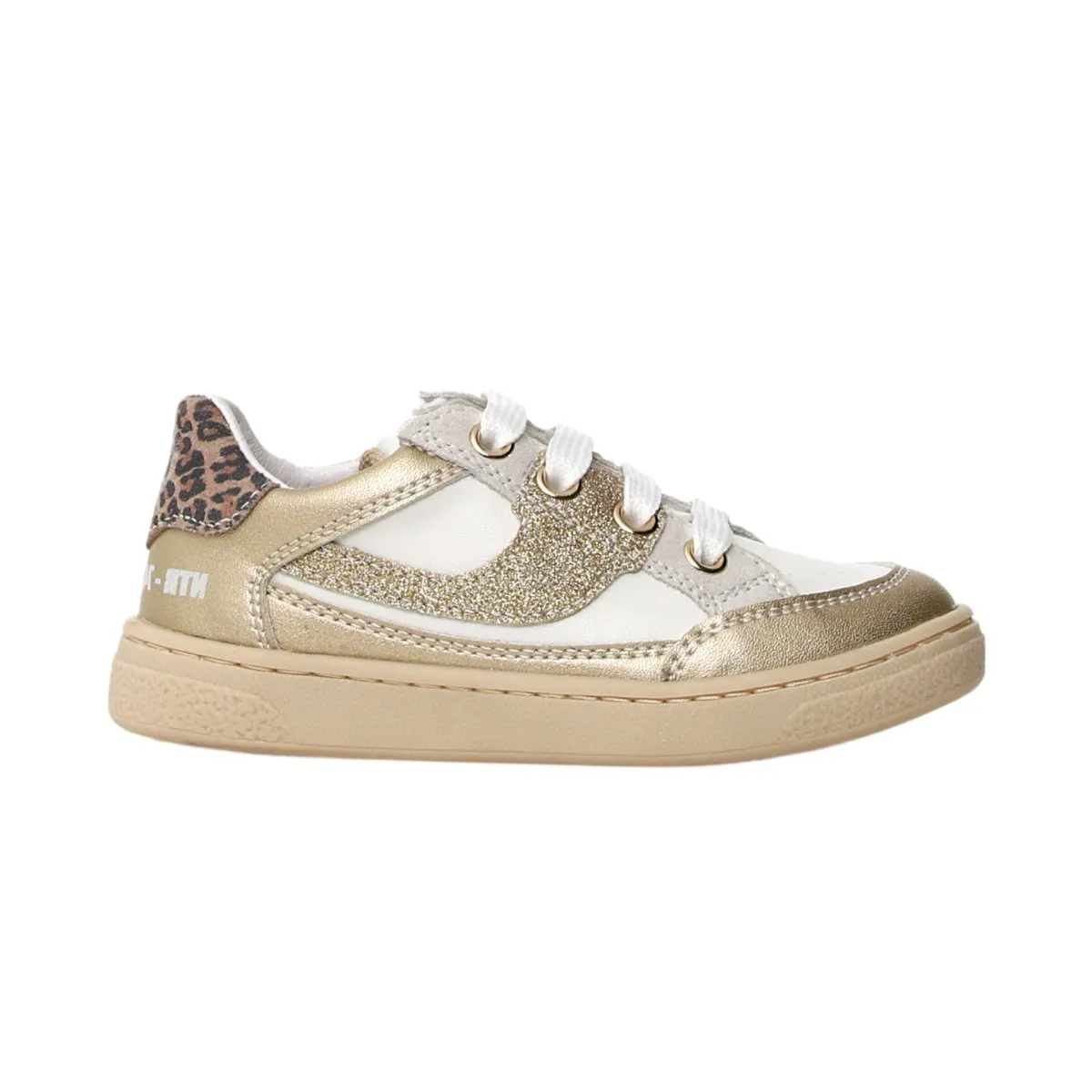 Naturino Mädchen-Sneaker (Größen 29-32) Picho Weiß/Gold
