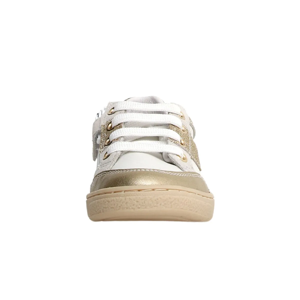 Naturino Mädchen-Sneaker (Größen 29-32) Picho Weiß/Gold