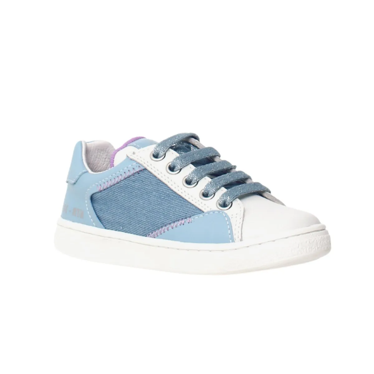Naturino Mädchen-Sneaker (Größen 33-35) mit Seitlichem Reißverschluss in Denim