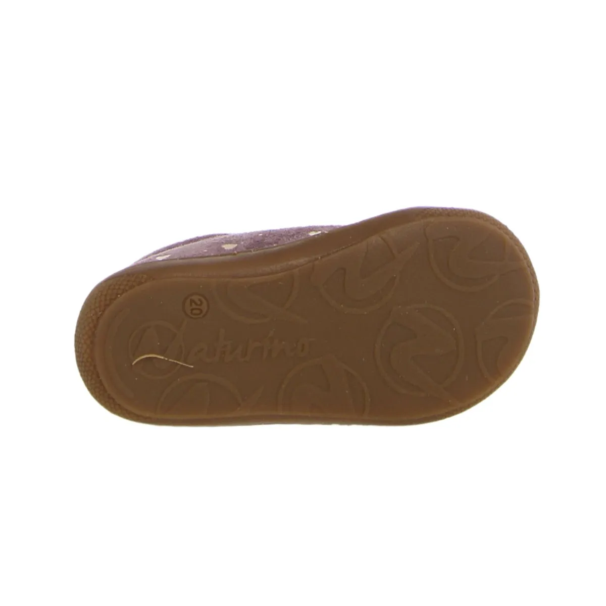 Naturino Kleinkindschuhe (Größen 19-22) Cocoon VL Magnolia Wildleder mit Herzchen