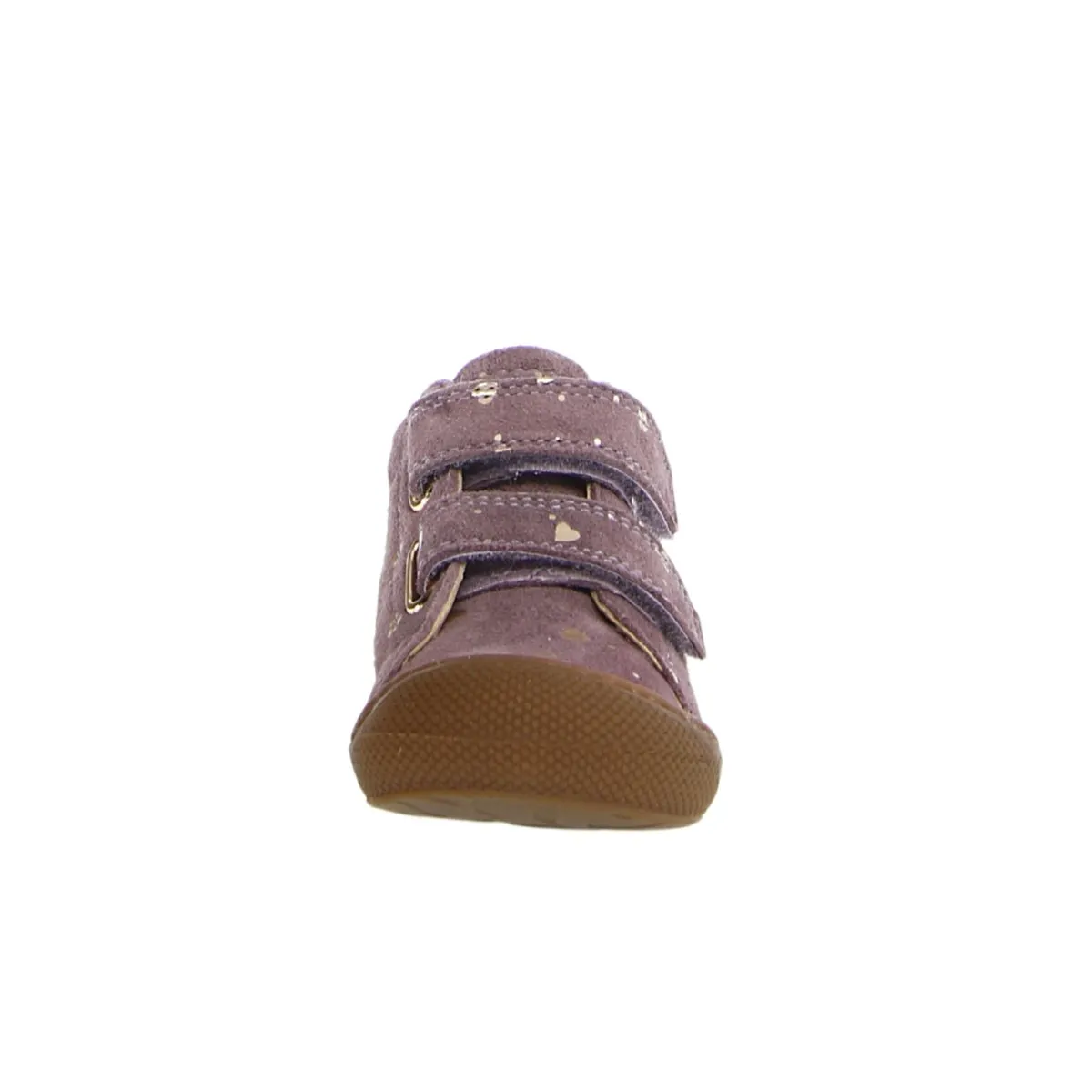 Naturino Kleinkindschuhe (Größen 19-22) Cocoon VL Magnolia Wildleder mit Herzchen