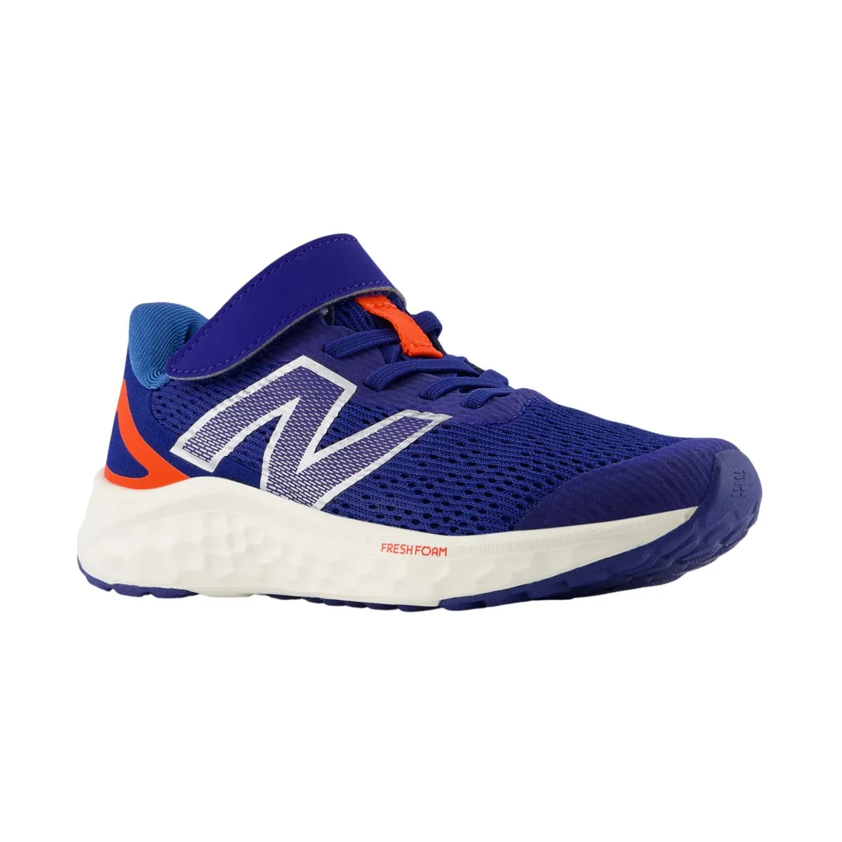 New Balance Jungen (Vorschule) Fresh Foam Arishi v4 PAARIYN4 Tintenblau/Neo Flamme/Silber Metallic