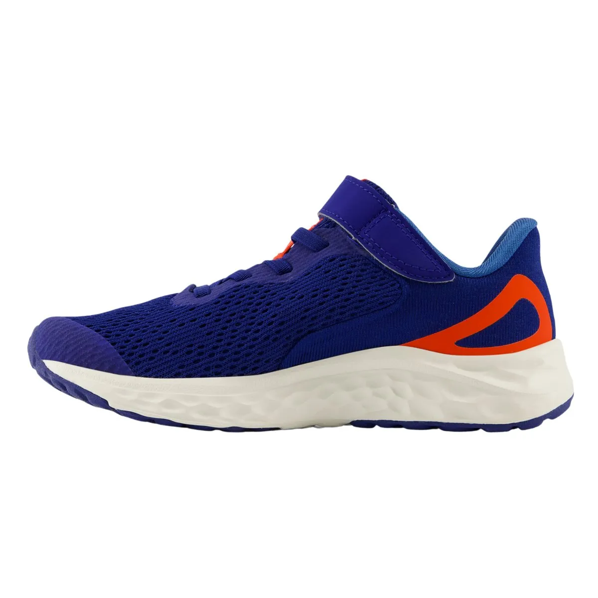 New Balance Jungen (Vorschule) Fresh Foam Arishi v4 PAARIYN4 Tintenblau/Neo Flamme/Silber Metallic