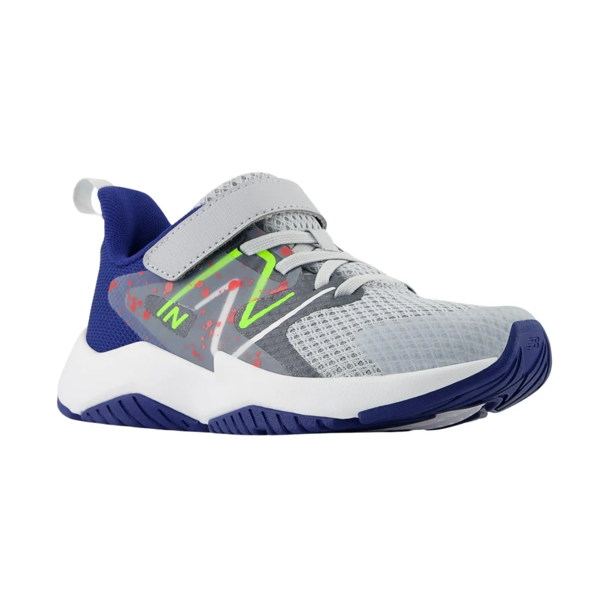 New Balance Jungen (Vorschule) Rave Run v2 YTRAVKG2 Granit/Tintenwell/Pixel Grün