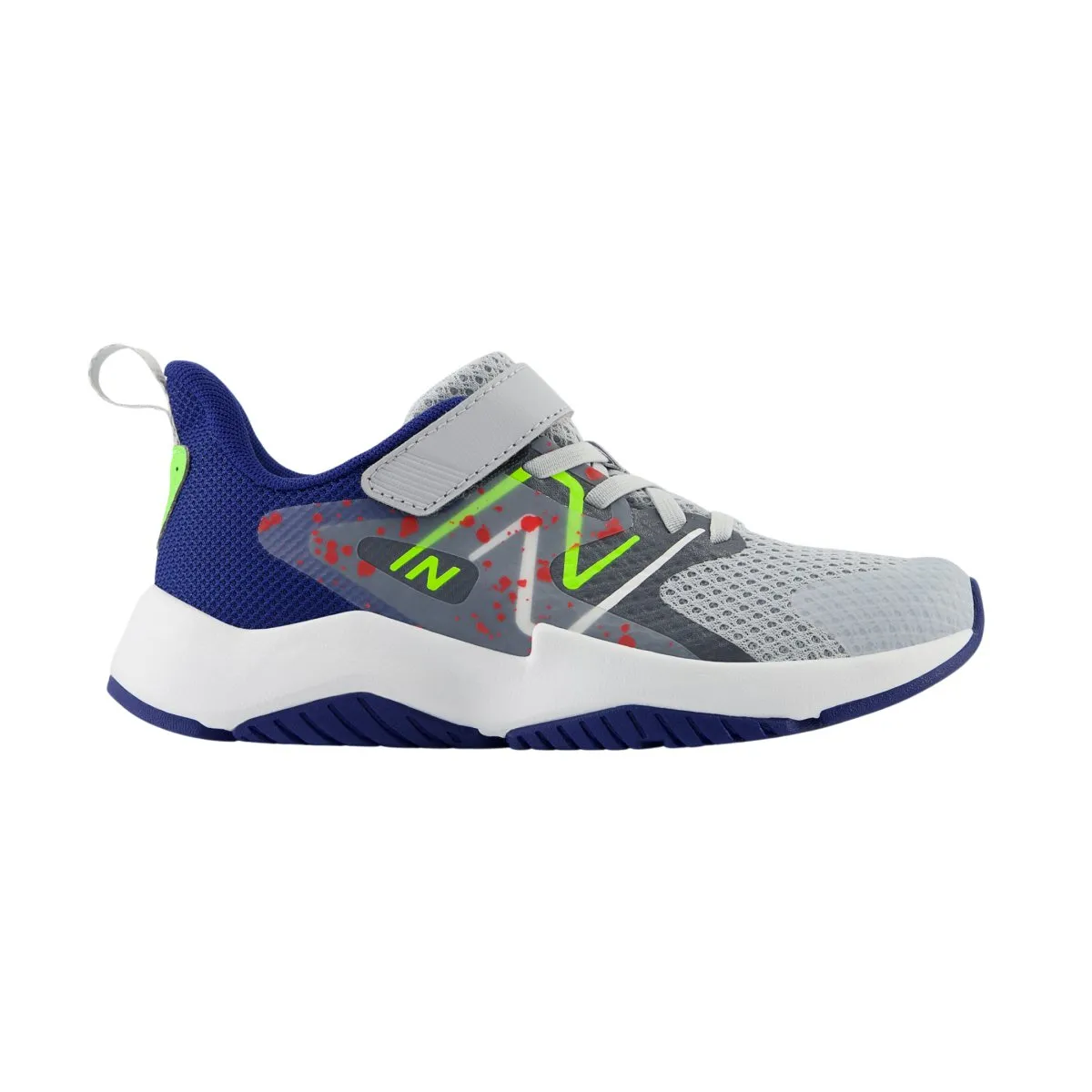 New Balance Jungen (Vorschule) Rave Run v2 YTRAVKG2 Granit/Tintenwell/Pixel Grün