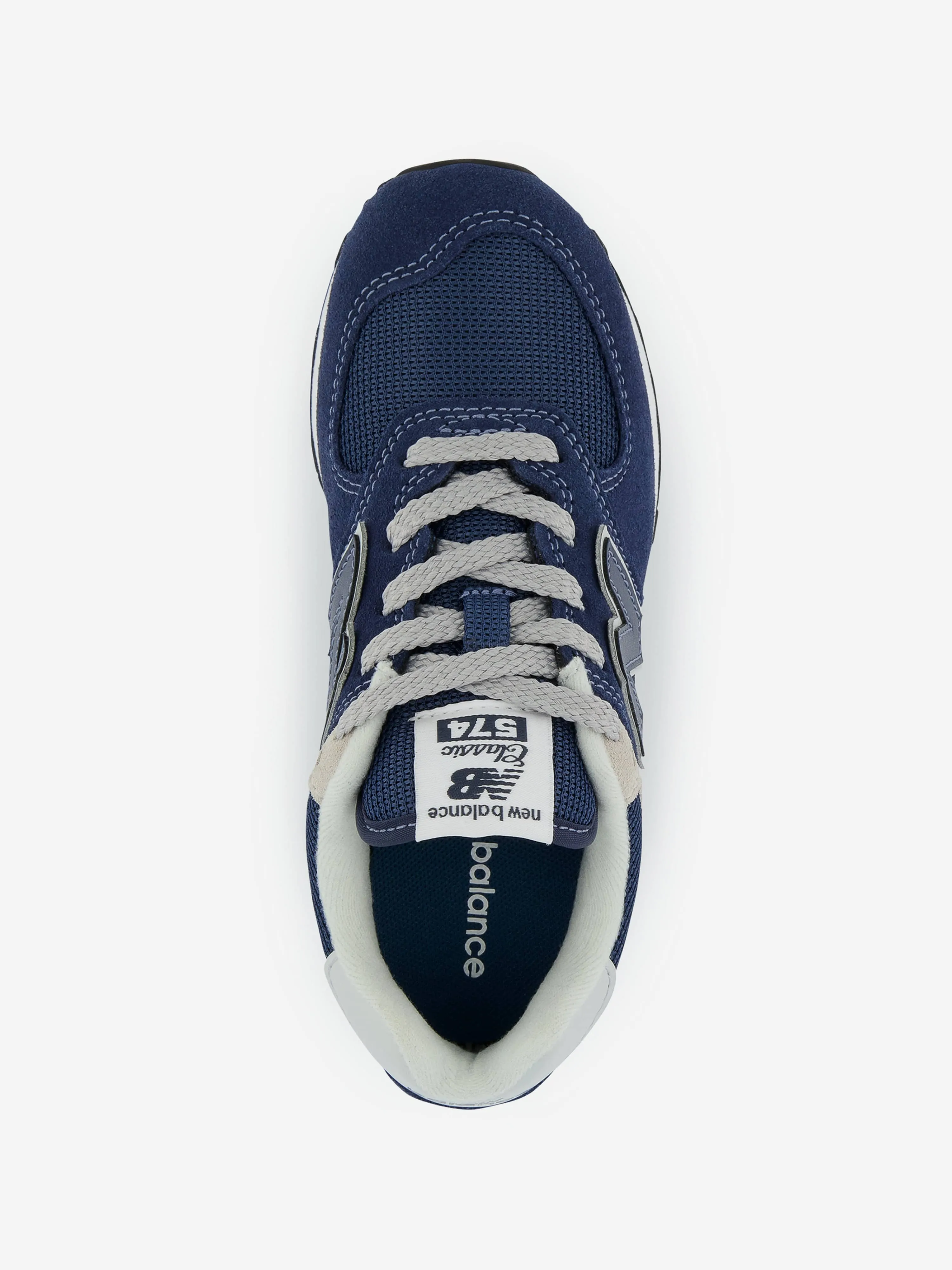 New Balance Jungen Suede 574 Turnschuhe in Marineblau