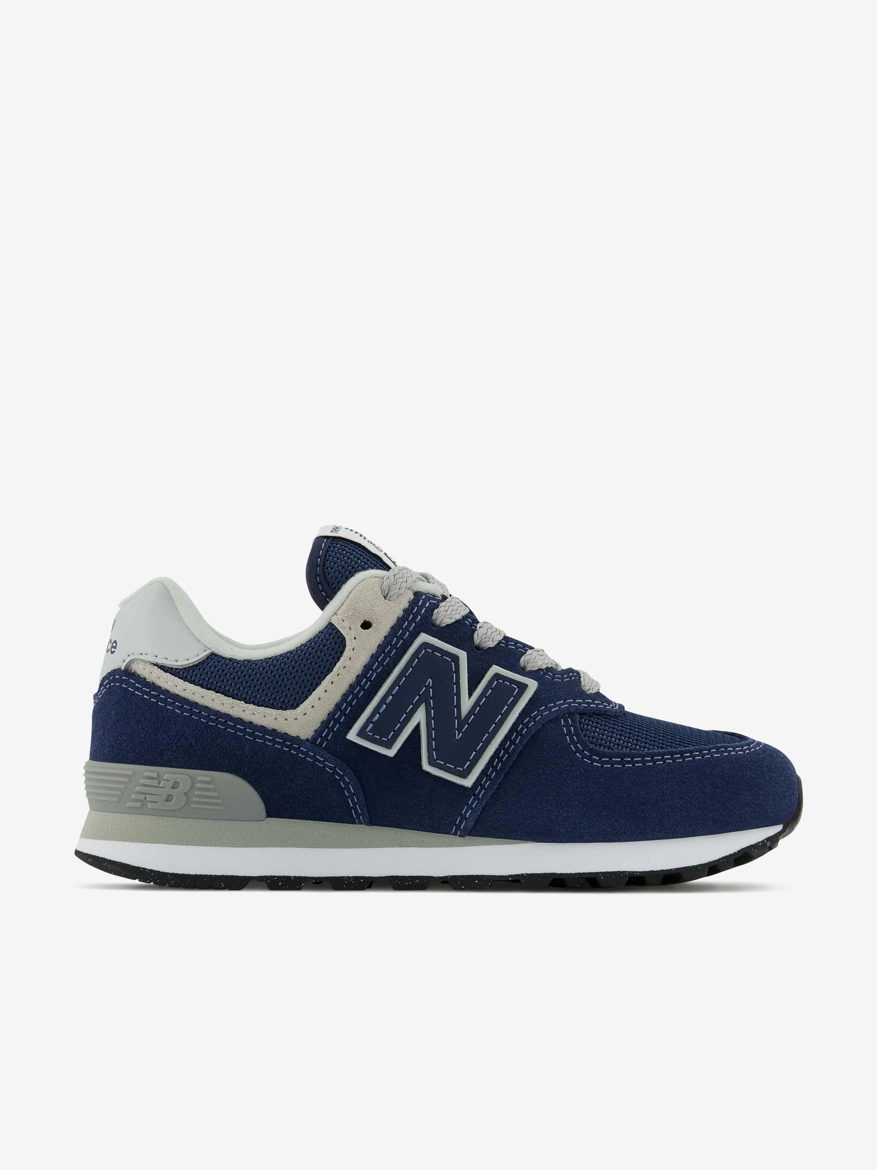 New Balance Jungen Suede 574 Turnschuhe in Marineblau