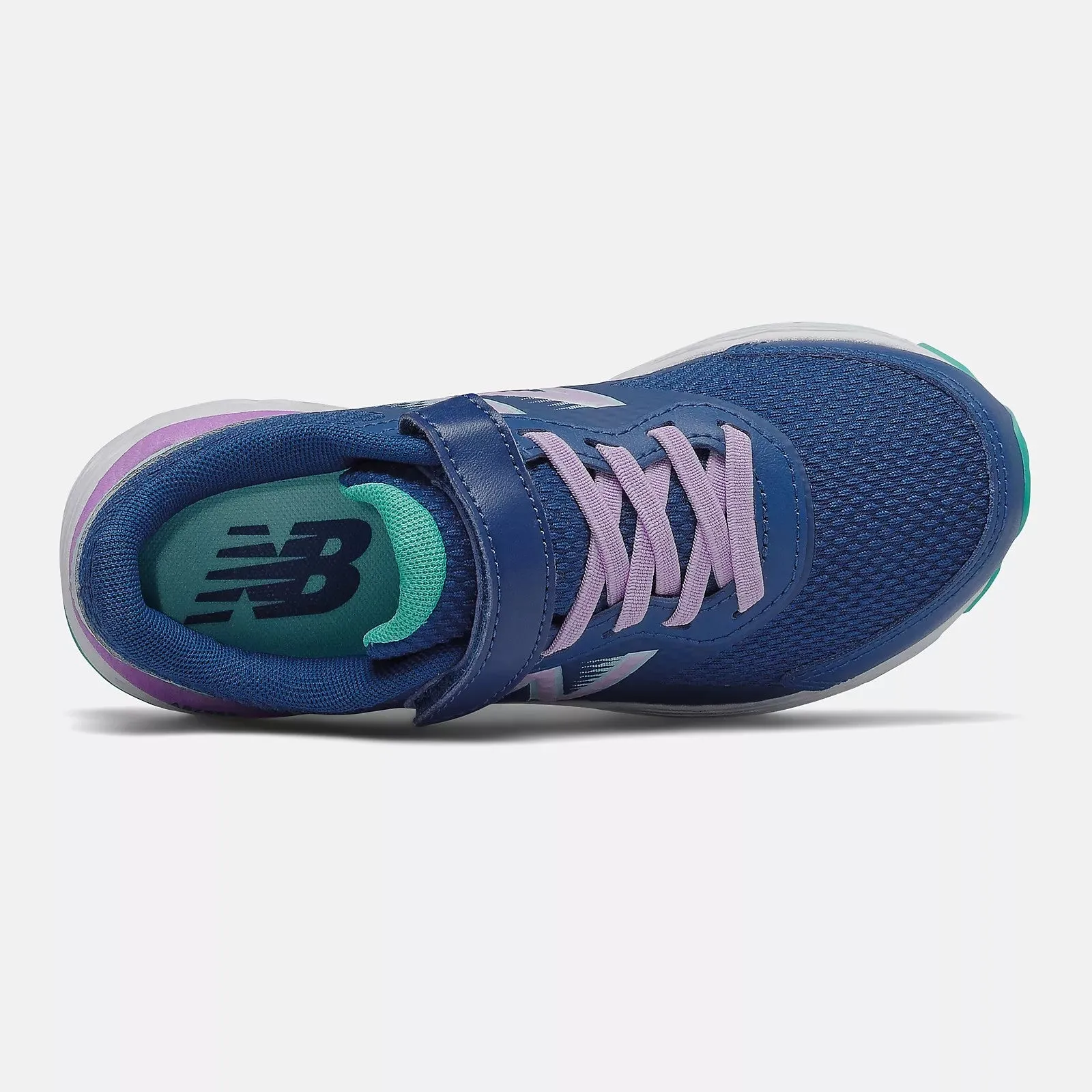 New Balance Captain Blau/Dunkelviolett 680v6 Kinderturnschuh