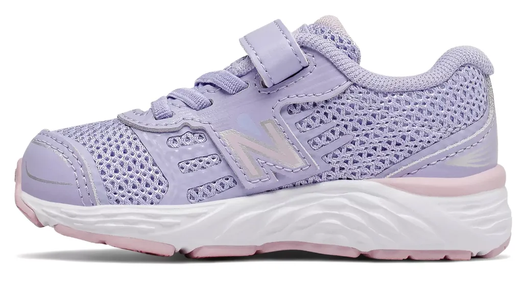 New Balance Klarer Amethyst/Sauerstoff Pink 680v5 A/C Baby/Kleinkind Turnschuh