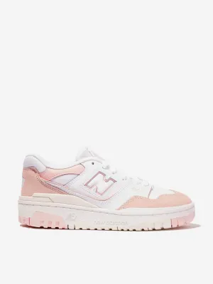 New Balance Mädchen 550 Logo Turnschuhe in Rosa