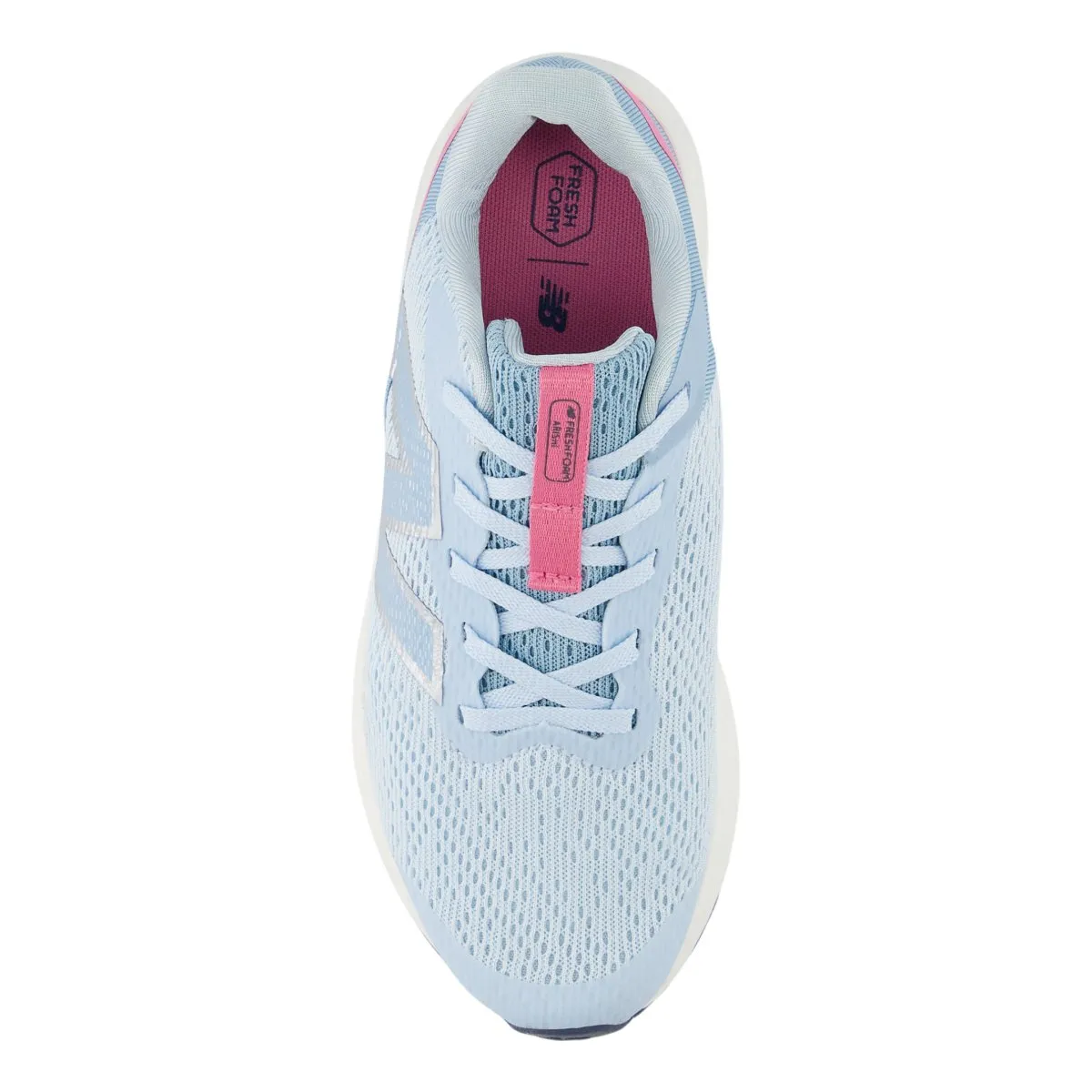 New Balance Mädchen (Schulkind) Fresh Foam Arishi v4 GPARIYB4 Quarry Blau/Echt Rosa/Chrom Blau