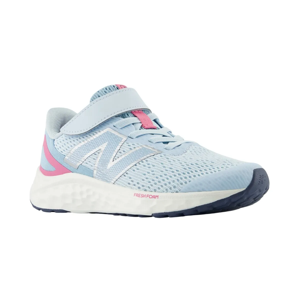 New Balance Mädchen (Vorschule) Fresh Foam Arishi v4 PAARIYB4 Quarry Blau/Real Pink/Chrome Blau New Balance Schuhe