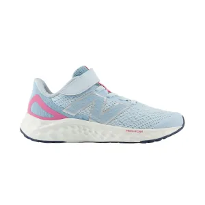 New Balance Mädchen (Vorschule) Fresh Foam Arishi v4 PAARIYB4 Quarry Blau/Real Pink/Chrome Blau New Balance Schuhe