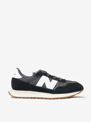New Balance Kids 237 Schnürschuhe mit Logo in Schwarz