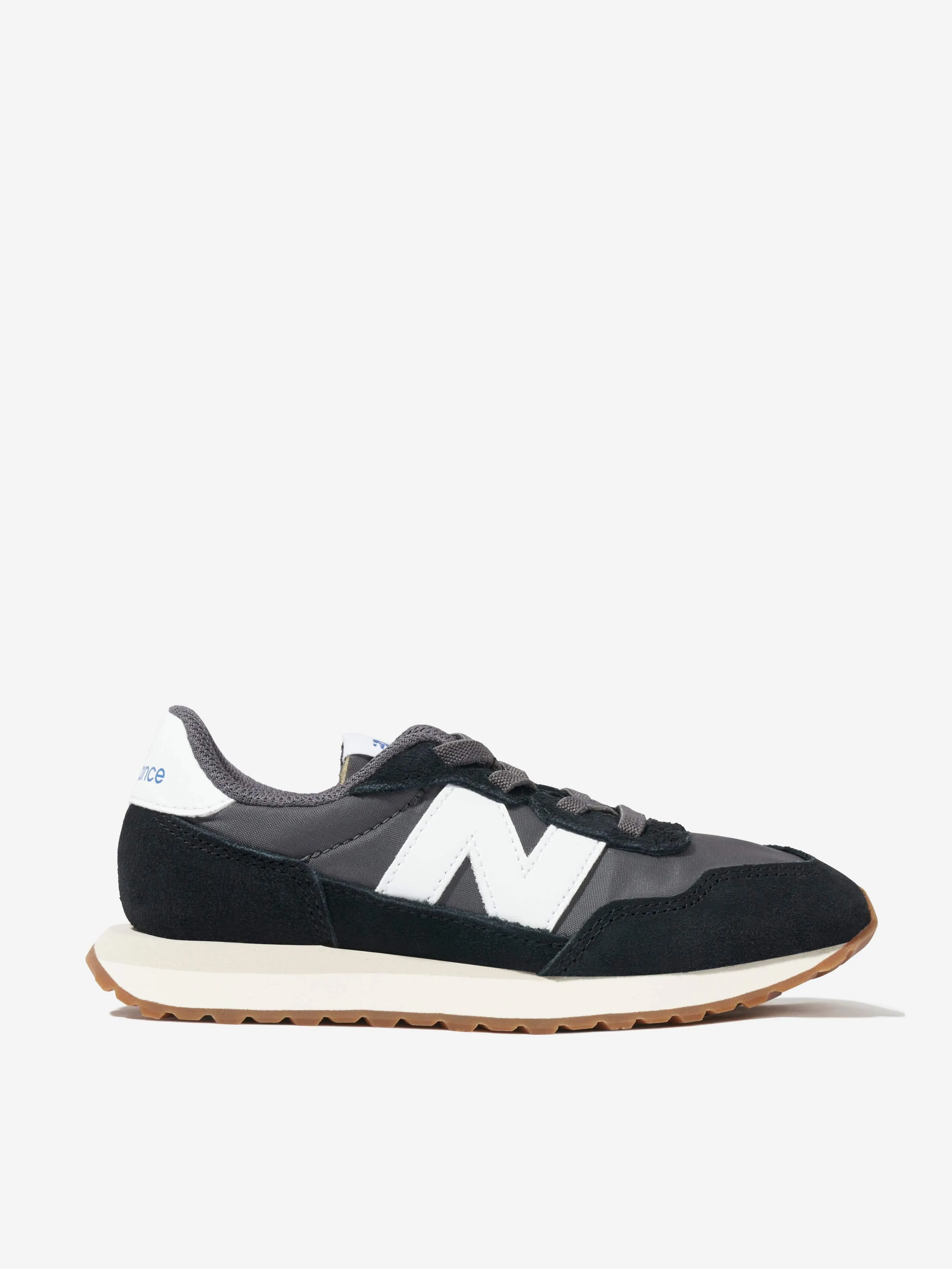 New Balance Kids 237 Schnürschuhe mit Logo in Schwarz