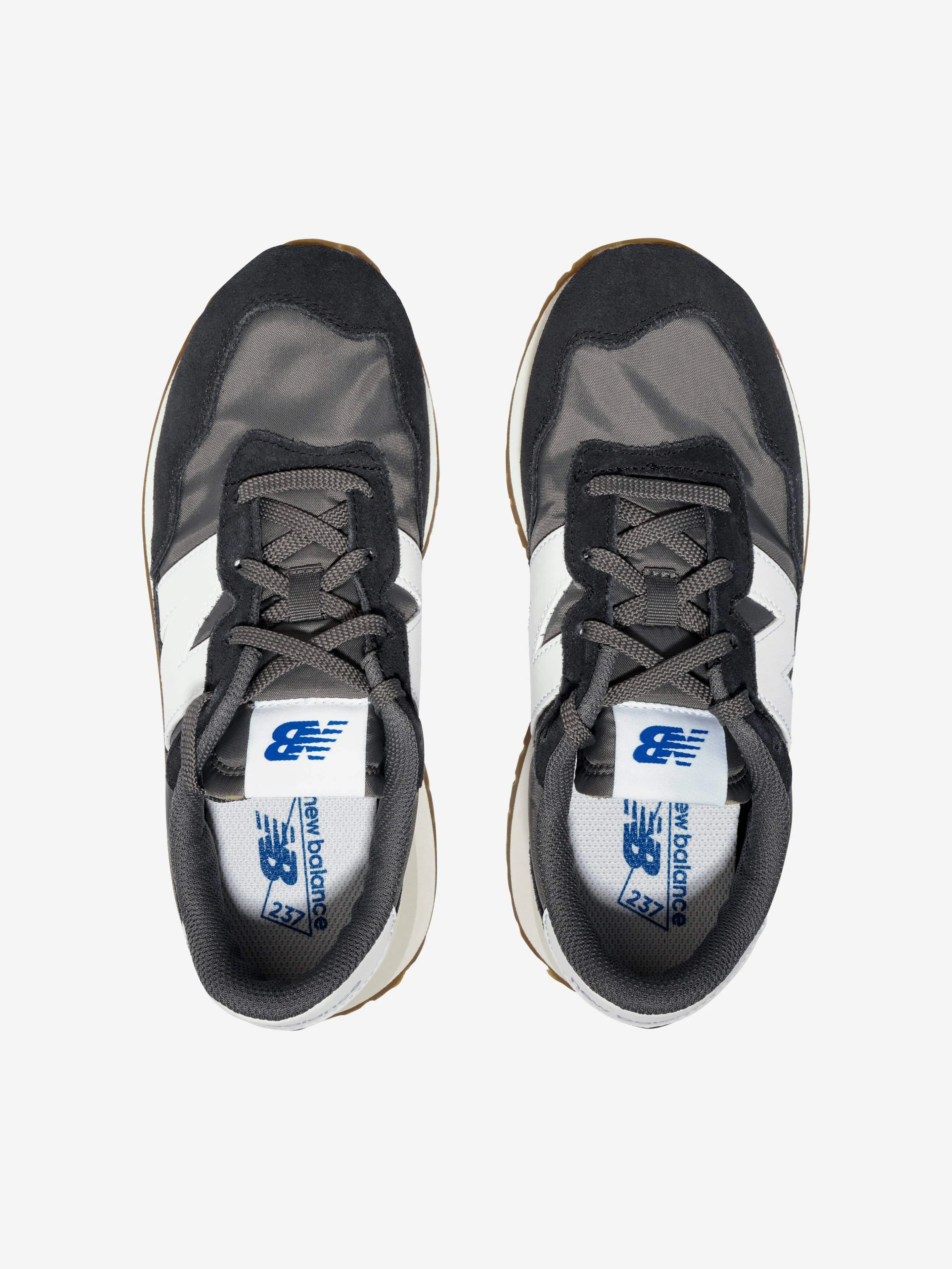 New Balance Kids 237 Schnürschuhe mit Logo in Schwarz