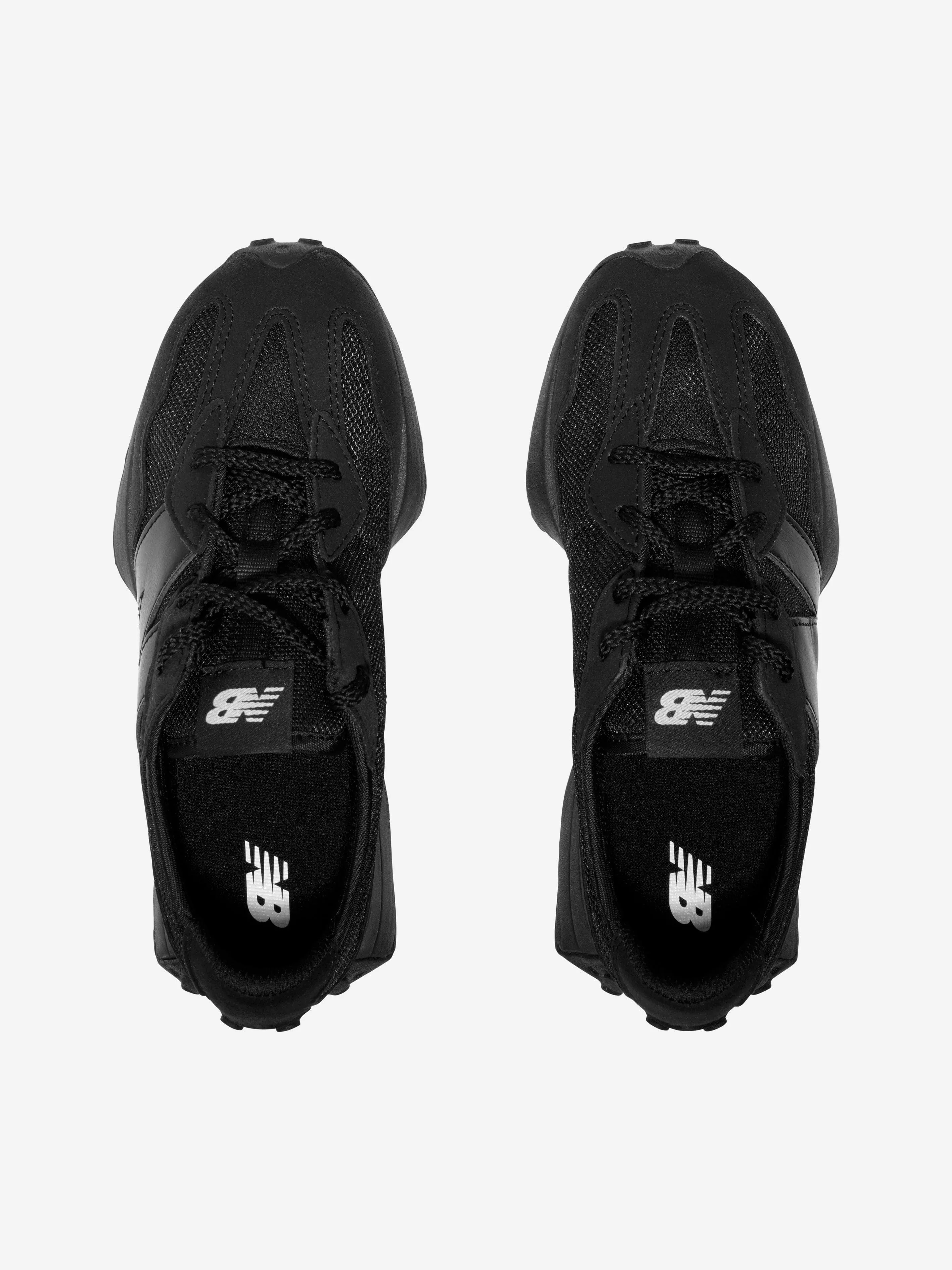 New Balance Kids 327 Schnürschuhe mit Logo in Schwarz