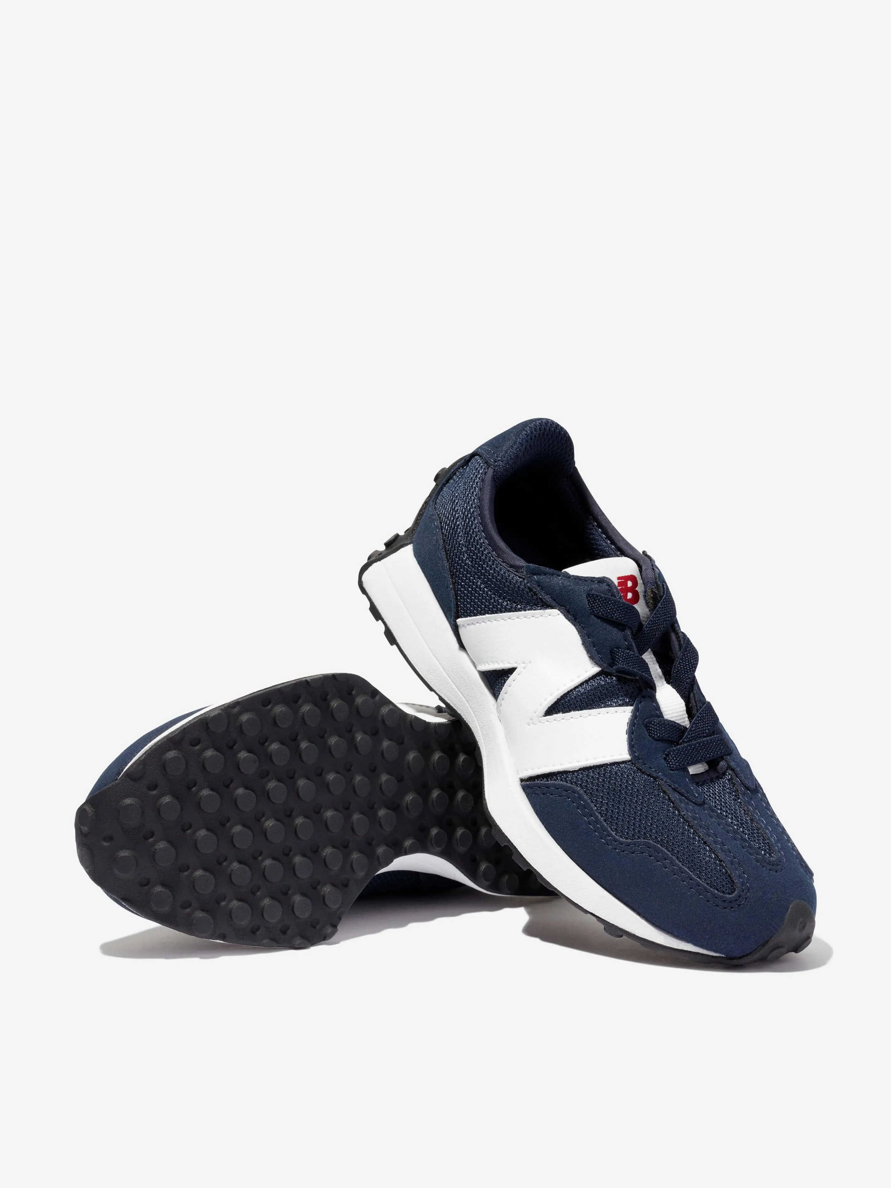 New Balance Kids 327 Schnürschuhe mit Logo in Blau