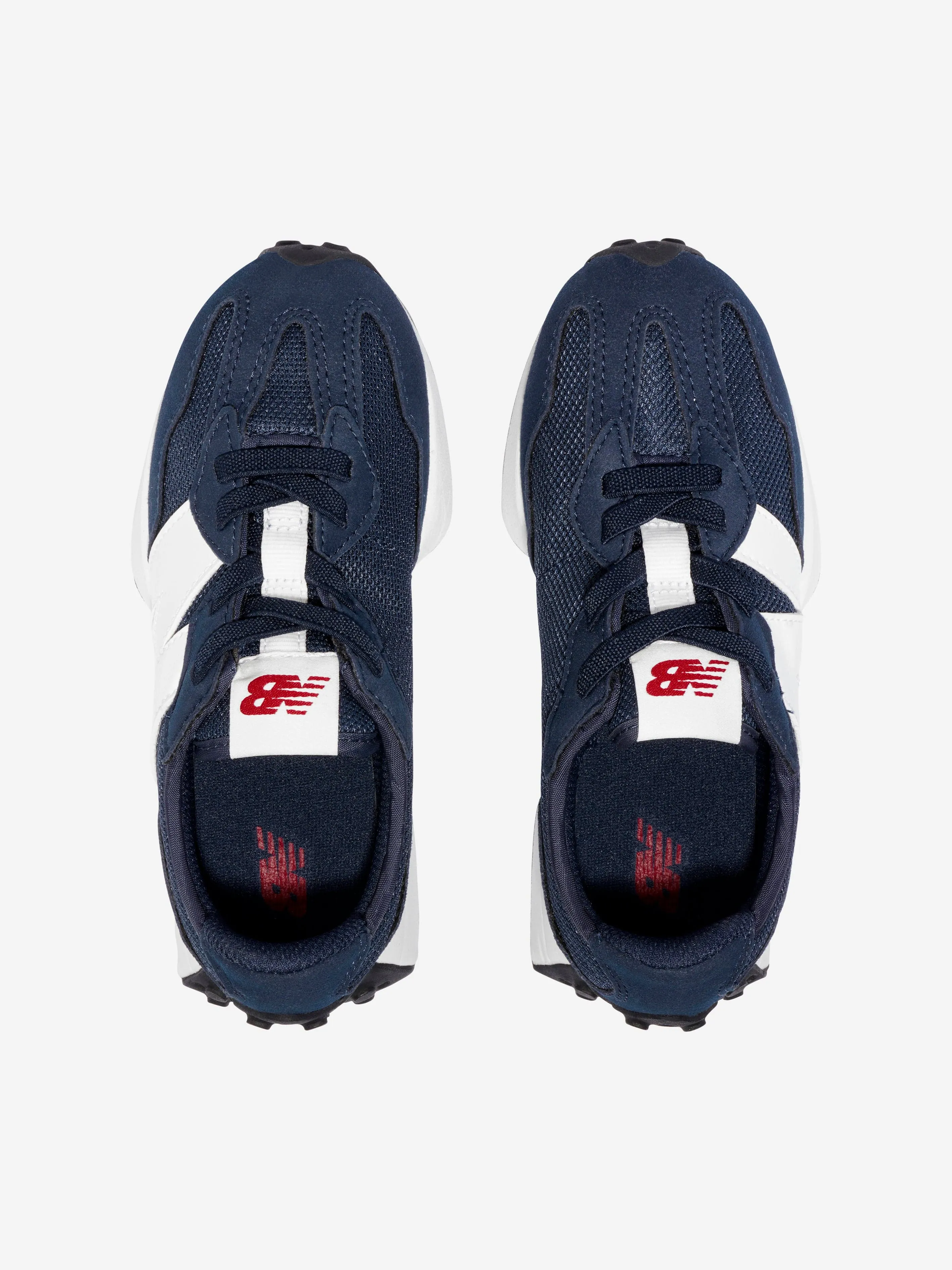 New Balance Kids 327 Schnürschuhe mit Logo in Blau
