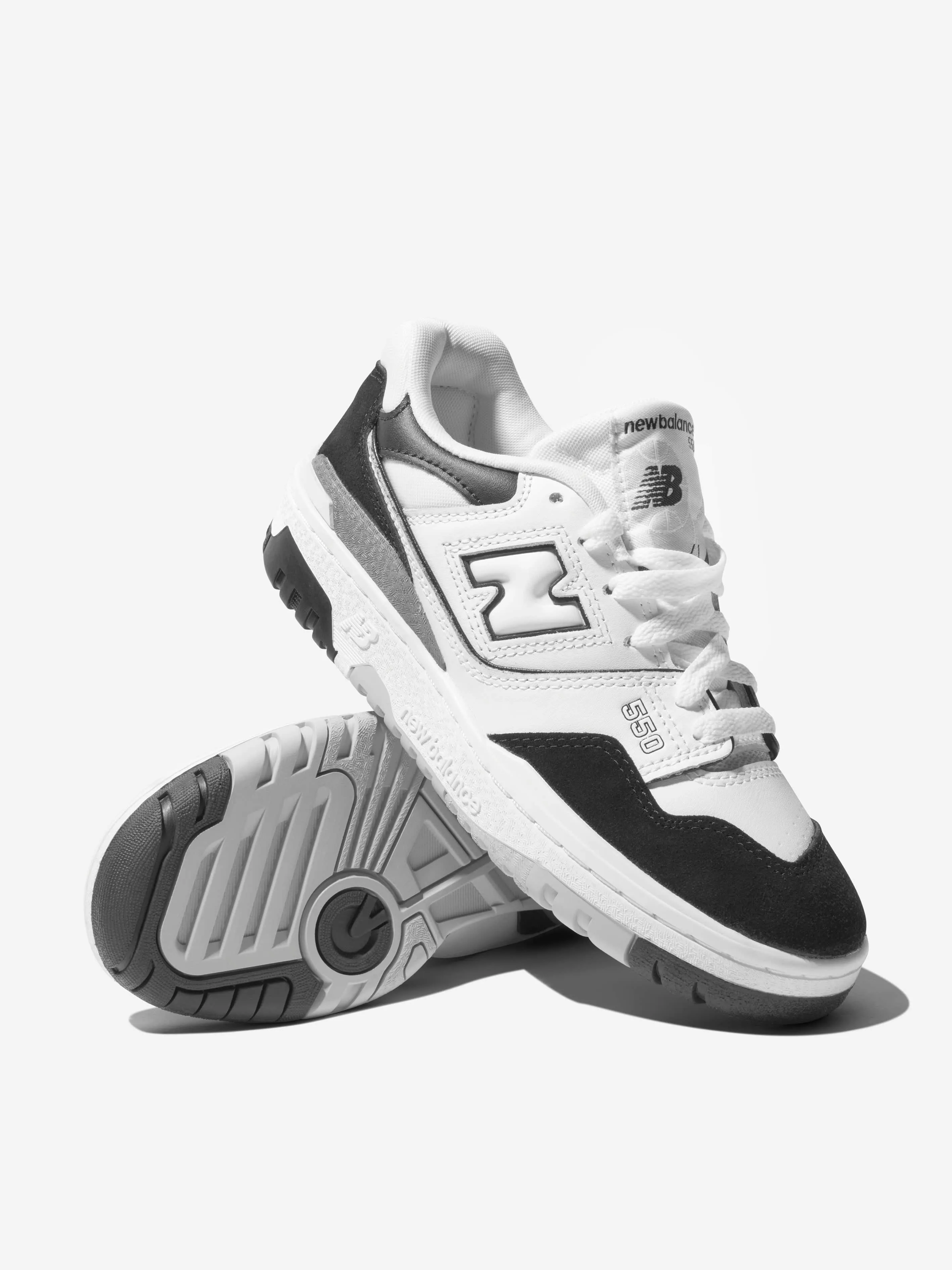 New Balance Kids 550 Logo Turnschuhe in Schwarz