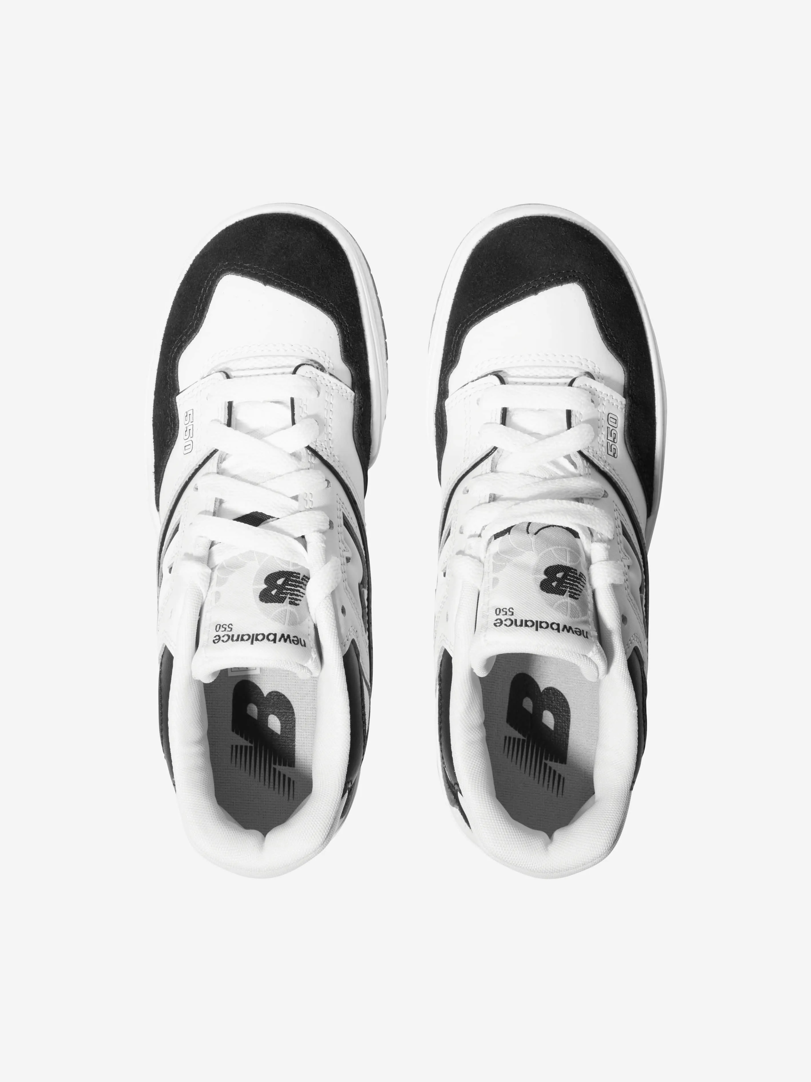 New Balance Kids 550 Logo Turnschuhe in Schwarz