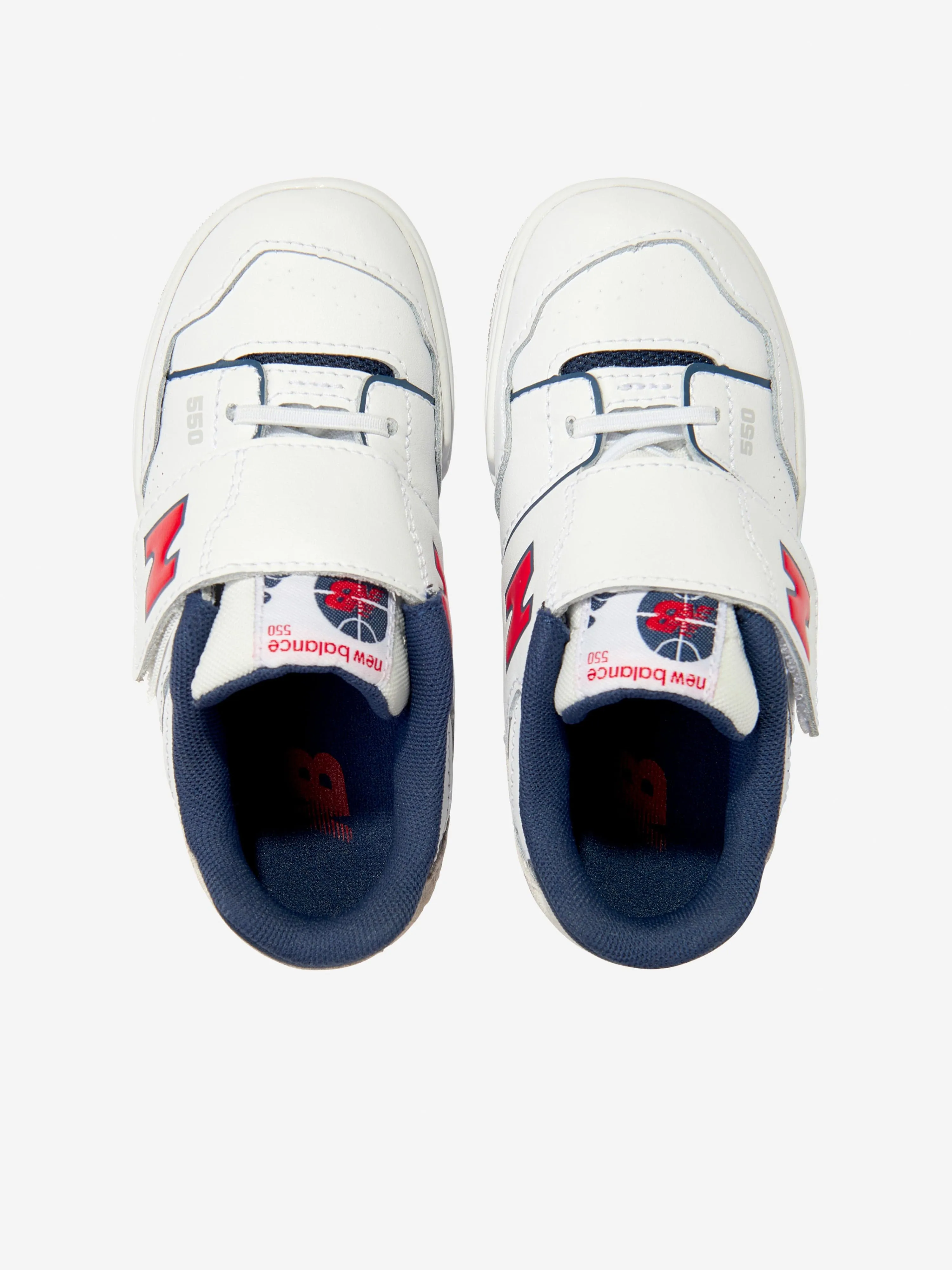 New Balance Kids B550 Turnschuhe in Weiß