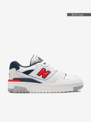 New Balance Kids B550 Turnschuhe in Weiß