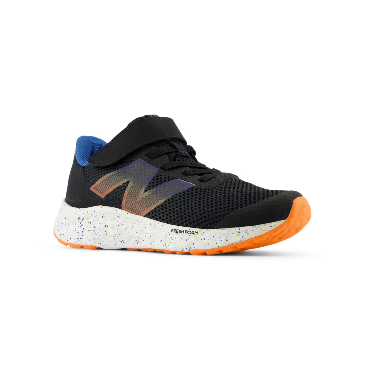 New Balance Kinder (Vorschule) Fresh Foam Arishi v4 PAARIBS4 Schwarz/Blauer Achat/Leuchtendes Orange New Balance Schuhe