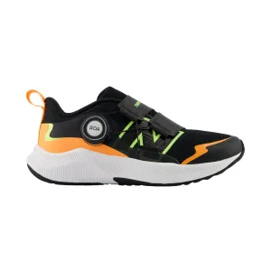 New Balance Kinder (Vorschulalter) PTRVLBM4 DynaSoft Reveal v4 BOA Schwarz/Gebleichtes Limettengrün/Knalliges Mango