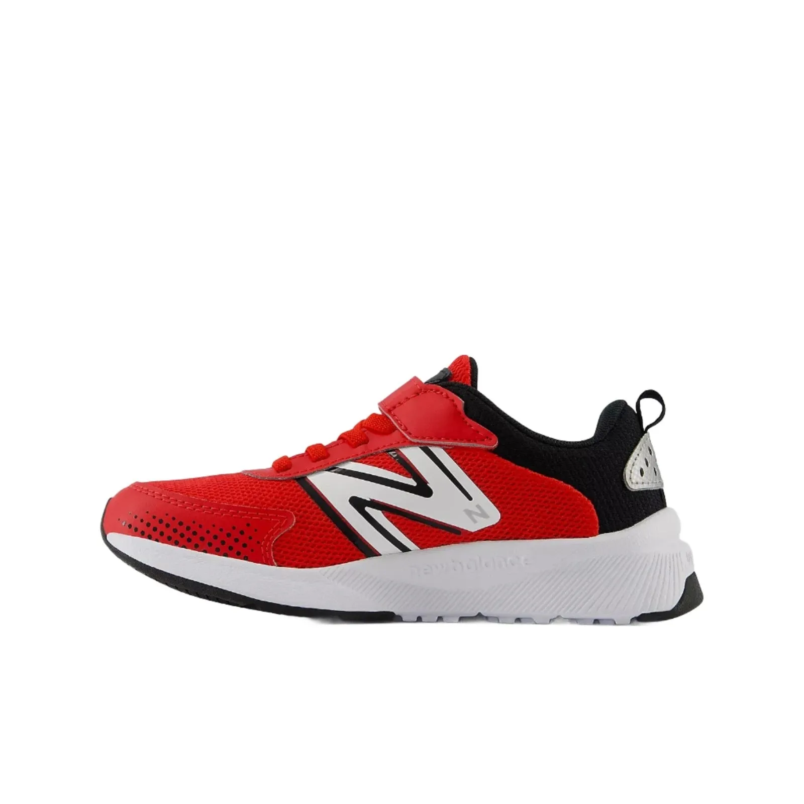 New Balance Schuhe Kinder Dynasoft 545 Bungee-Schnürung mit Riemchen oben in True Red/Schwarz (10,5c-3J)