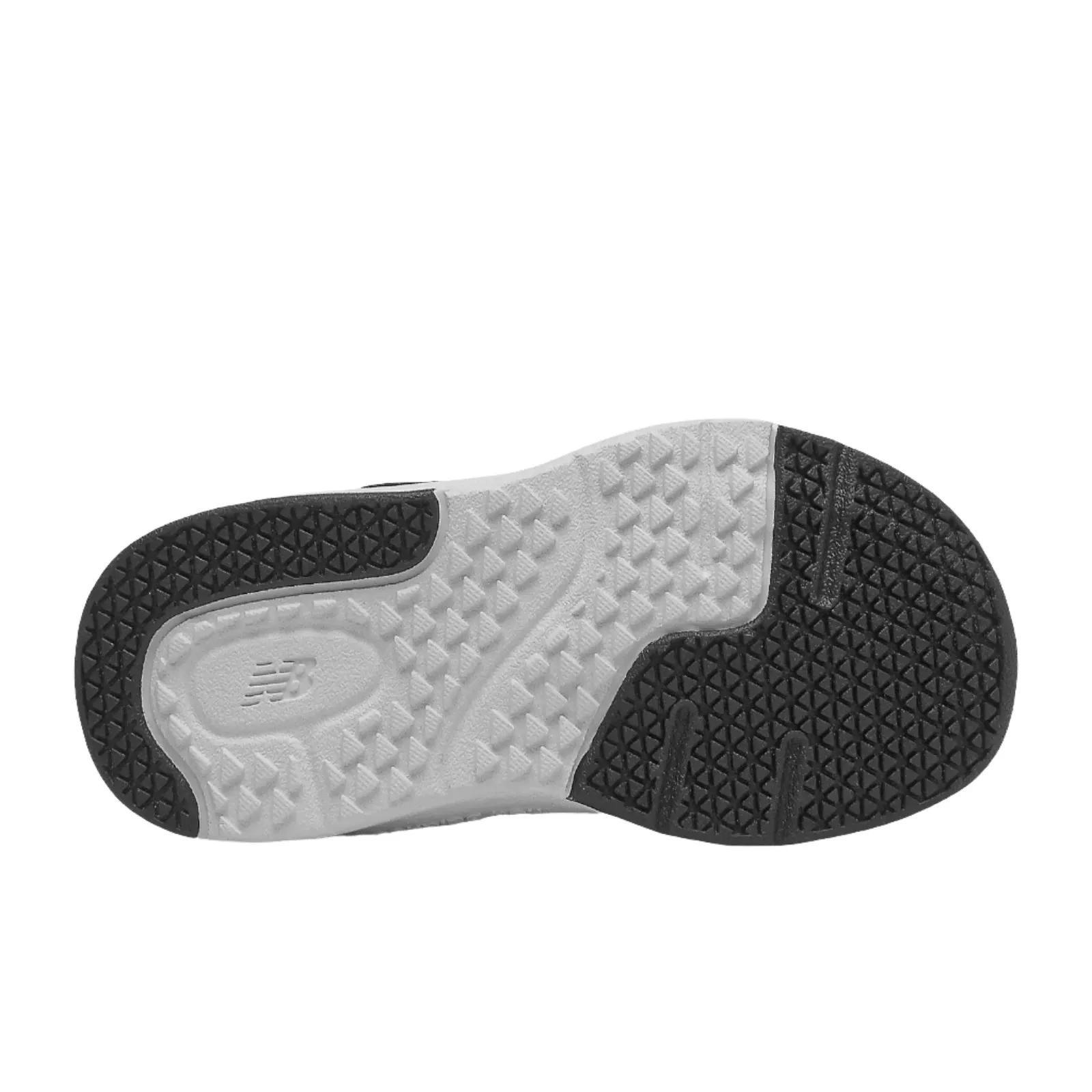 New Balance Schuhe Kinder Dynasoft IT545BO1 Bungee-Schnürung mit Oberriemen Schwarz/Weiß/Silber Metallic (4c-10c)