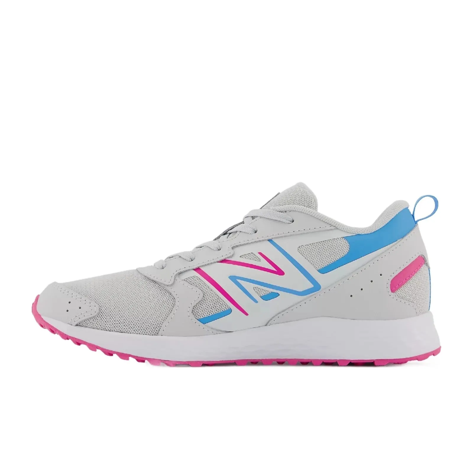 New Balance Schuhe Kinder Fresh Foam 650v1 Sommernebel/Hellrosa Weite (3,5J-5J)