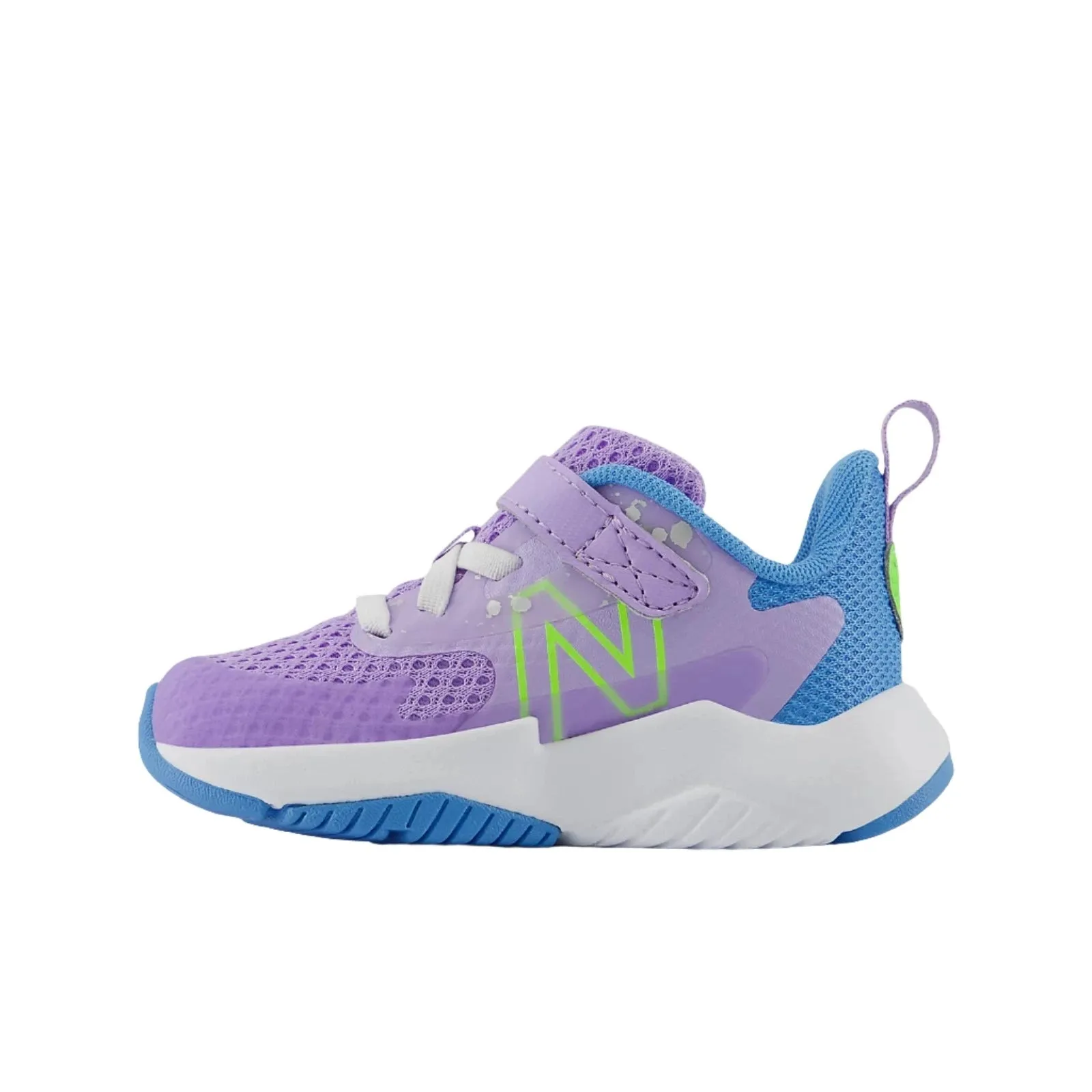 New Balance Schuhe Rave Run ITRAVHG2 Bungee-Schnürsenkel Lila Glo/Himmelblau (4c-10c)