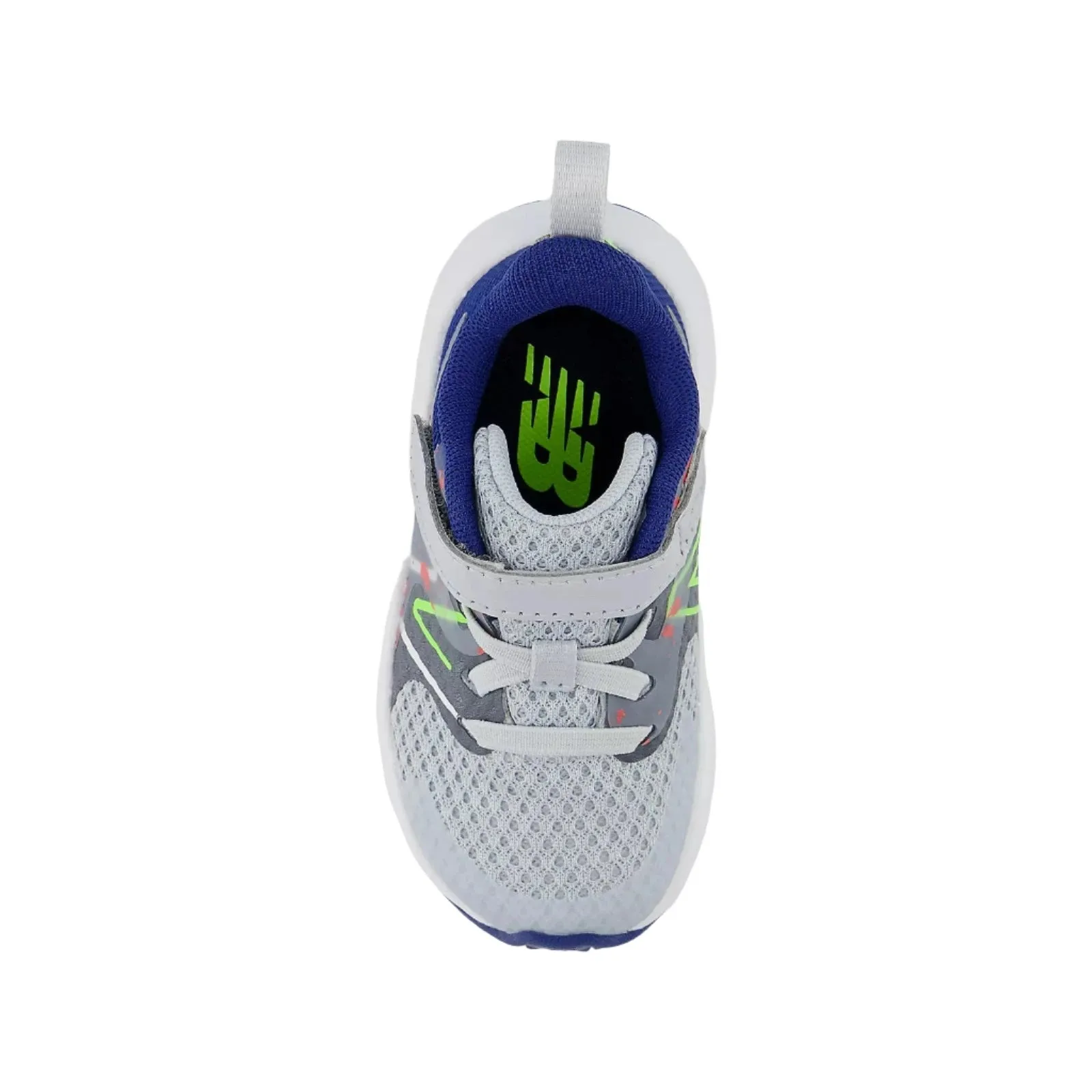 New Balance Schuhe Rave Run ITRAVKG2 Bungee-Schnürsenkel Granit/Tintenbrunnen (4c-10c)