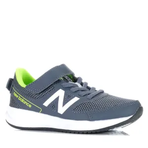New Balance Sneakers New Balance Kids 570v3 Schnürsenkel mit Bungee YT570GG3 Grau/Gelb