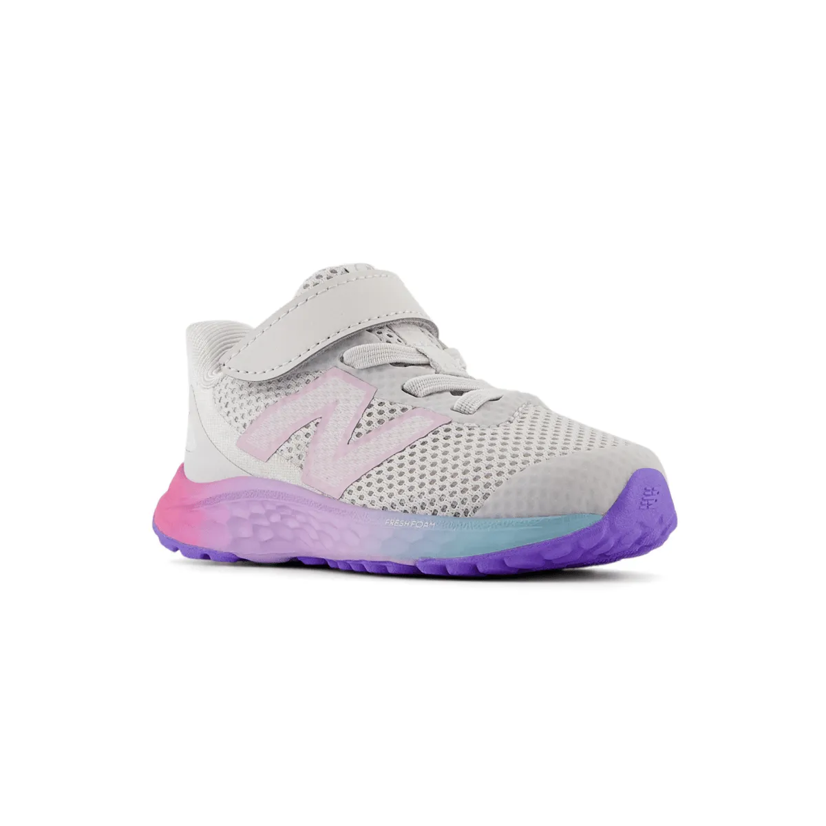 New Balance Kleinkind-Frischschaum Arishi v4 IAARIGR4 Grau Matter/Mittel Jahrhundert Pink/Lila Glo