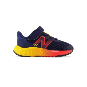New Balance Kleinkinder Fresh Foam Arishi v4 IAARIKB4 Team Navy/Elektrisches Rot/Eigelb