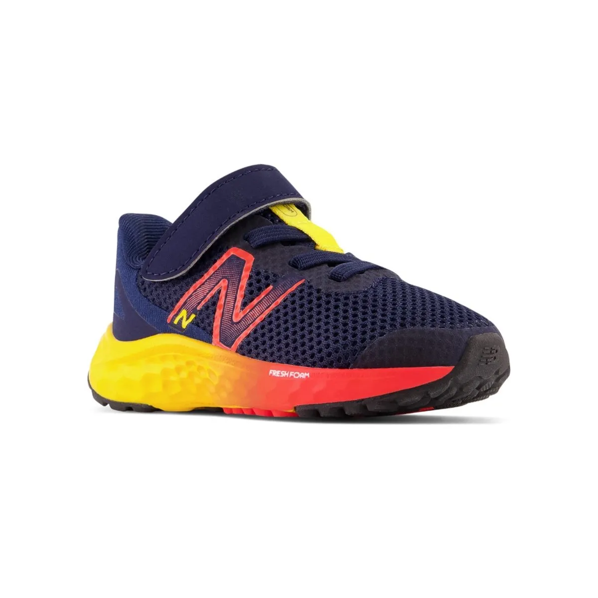 New Balance Kleinkinder Fresh Foam Arishi v4 IAARIKB4 Team Navy/Elektrisches Rot/Eigelb