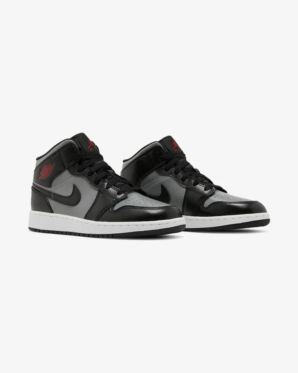 NIKE AIR JORDAN1 MID GS SCHATTEN ROT