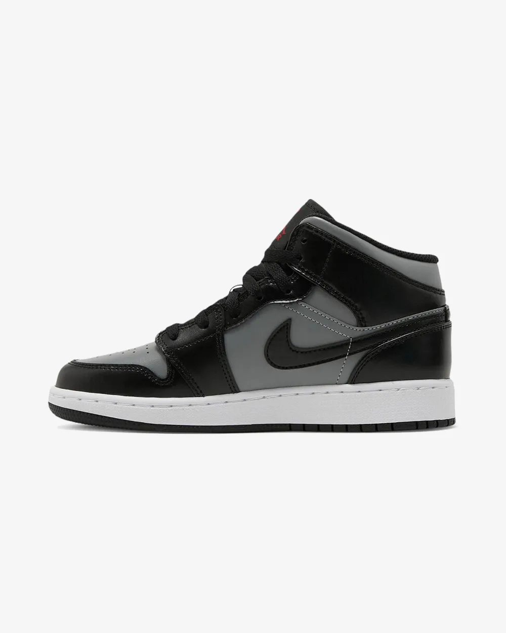 NIKE AIR JORDAN1 MID GS SCHATTEN ROT