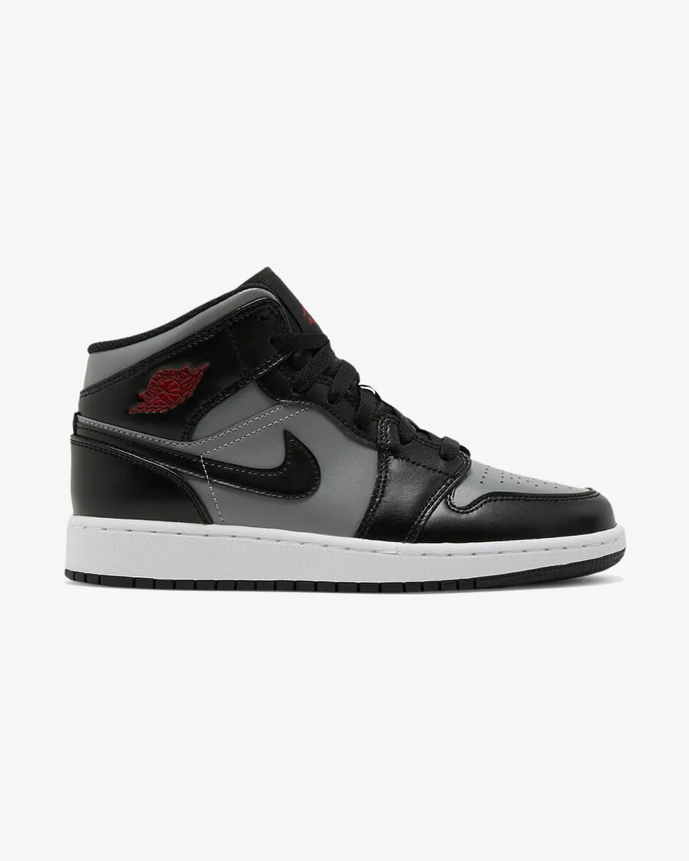 NIKE AIR JORDAN1 MID GS SCHATTEN ROT