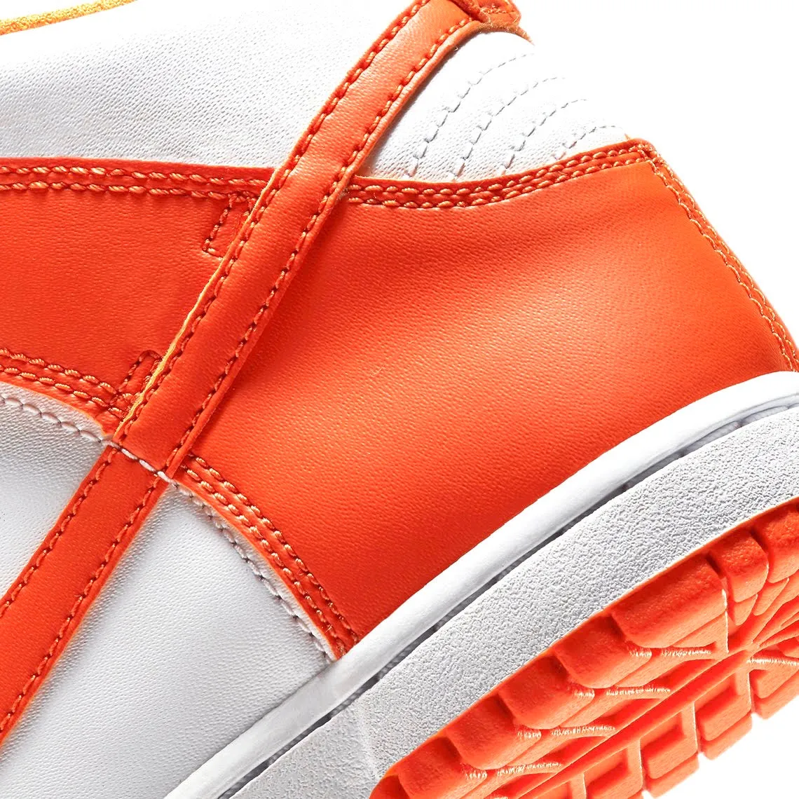Nike Dunk Hi Retro GS Syracuse Weiß Orange Blaze Weiß Nike Dunk