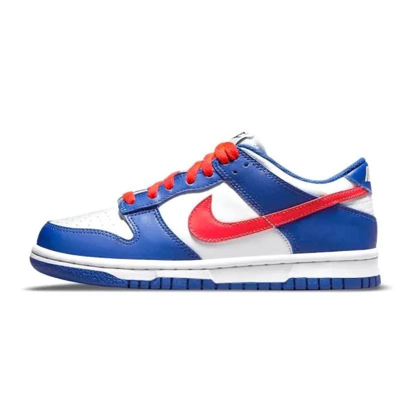 Nike Dunk Low GS Weiß Royal Hellrot Nike Dunk
