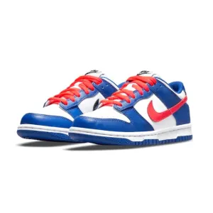 Nike Dunk Low GS Weiß Royal Hellrot Nike Dunk