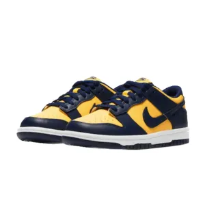 Nike Dunk Low PS Michigan Varsity Maize Midnight Navy Nike Dunk