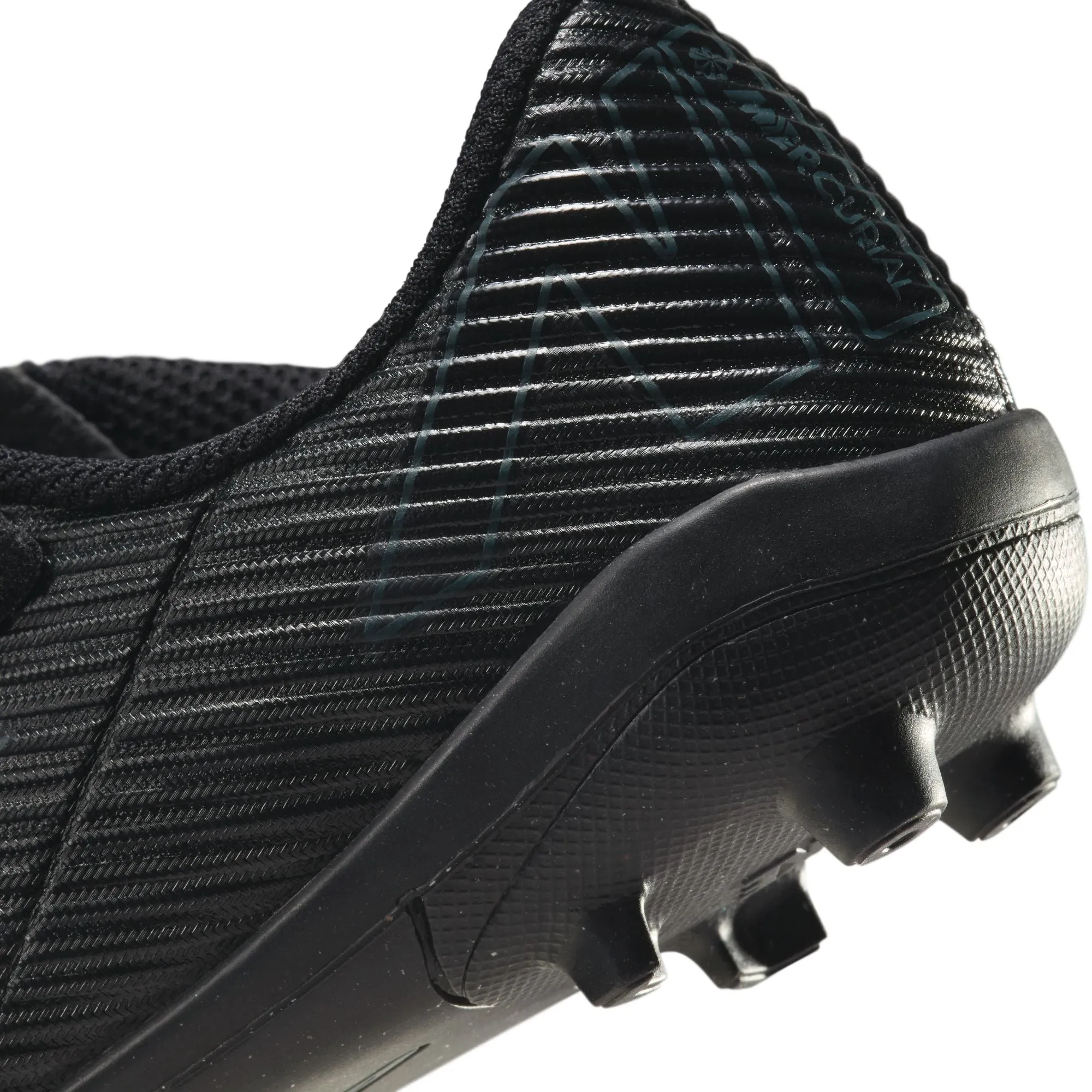 Nike Junior Mercurial Vapor 16 Club FG/MG Hartplatz-/Multiground-PS (V) Fußballschuh - Schwarz/Tiefes Dschungelschwarz